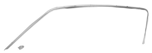 67-68 LH FASTBACK ROOF SIDE RAIL MOLDING (HOLDS THE ROOF RAIL WEATHERSTRIPPING)