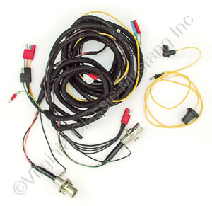 69 TAIL LIGHT WIRING HARNESS WITH SAFETY AND CONVENIENCE GROUP-WITH NEW BULB SOCKETS