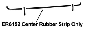 73 REAR BUMPER RUBBER CENTER TRIM STRIP