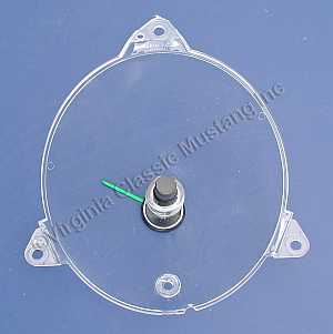 69-70 ROUND CLOCK LENS WITH POINTER ASSEMBLY