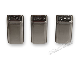 68 HEATER CONTROL KNOB SET (WITHOUT FACTORY AIR CONDITIONING)