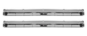 65-68 CONVERTIBLE POLISHED STAINLESS STEEL STEP PLATES-PAIR