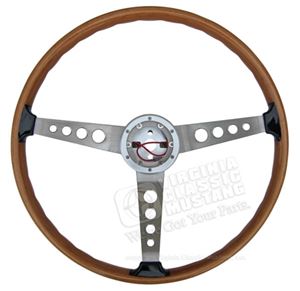 65-73 Real Wood Steering Wheel (Reproduction of the 66-67 Shelby Steering Wheel)