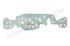 69-70 INSTRUMENT PANEL PRINTED CIRCUIT BOARD FOR USE ON MUSTANG EQUIPPED WITHOUT TACH