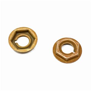 65-66 Radio Delete and Heater Delete Plate Mounting Nuts - Set of 2