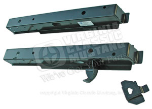 69-70 INNER FLOOR FRAME SUPPORTS-PAIR COUPE AND FASTBACK