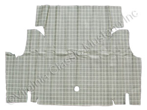 65-66 Mustang Coupe and Convertible Trunk Mat - Plaid