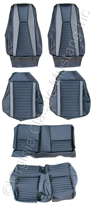 71-73 MACH 1 COMPLETE SET-SEAT UPHOLSTERY FASTBACK     *INDICATE COLOR*