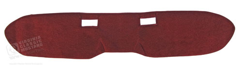 65-66 CUSTOM CARPETED DASH COVER RED