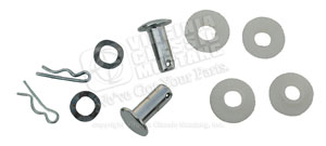 65-73 CONVERTIBLE TOP CYLINDER TO FRAME ATTACHING KIT (BOTH SIDES)-WITH BUSHINGS