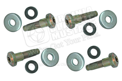 68-73 (AFTER 2-29-68) FRONT SEAT BELT BOLT SET (4 BOLTS AND 8 WASHERS)