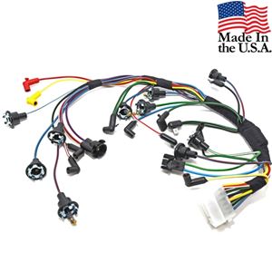 67 INSTRUMENT CLUSTER WIRING HARNESS WITHOUT FACTORY TACH