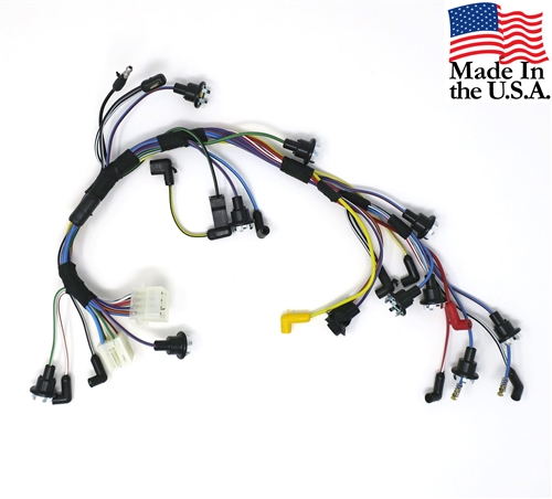 68 INSTRUMENT CLUSTER WIRING HARNESS- USE ON CAR EQUIPPED WITHOUT TACH