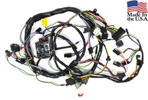 68 Underdash Wiring Harness - Use on car equipped with factory tachometer