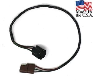 67-68 HEADLAMP EXTENSION WIRE AND PLUG-BROWN