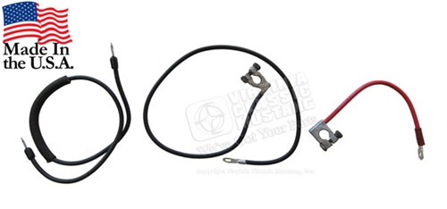 1967 Mustang Battery and Starter Cable Set