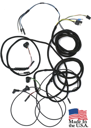 66 FASTBACK TAIL LIGHT WIRING HARNESS WITH INTEGRATED TAIL