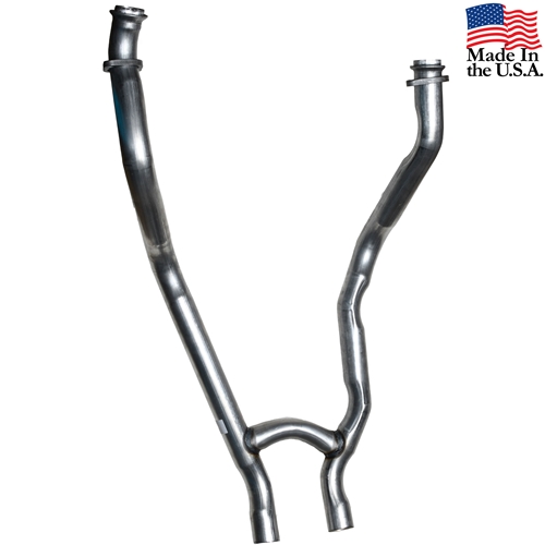 65-68 DUAL EXHAUST H-PIPE USE WITH 260, 289, 302 WITH HIGH PERFORMANCE EXHAUST MANIFOLDS  2&quot;