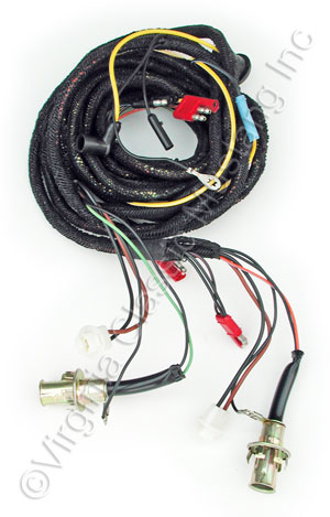 69 TAIL LIGHT WIRING HARNESS WITHOUT SAFETY AND CONVENIENCE GROUP-WITH NEW BULB SOCKETS