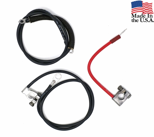 68-69 428CJ BATTERY AND STARTER CABLE SET